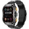 ARMODD Titan GPS čierná s kovovým remienkom