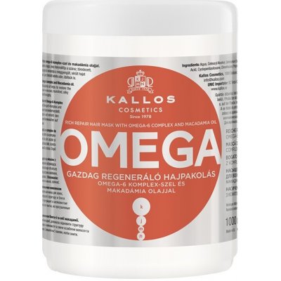 Kallos Cosmetics Omega maska pro regeneraci vlasů 1000 ml