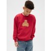 GAP Detská mikina VintageSoft Bear Logo Červená S Červená Červená