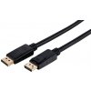 OEM Kábel C-TECH DisplayPort 1.2, 4K@60Hz, M/M, 3m CB-DP12-3