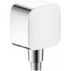 Hansgrohe PuraVida - Pripojenie hadice FixFit so spätným ventilom a s guľovým kĺbom, chróm 27414000