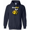Fajntričko Dámska mikina - Zombee (zombie včela), Farba tmavo modrá, Strih/ Variant Pánsky/UNISEX