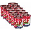 Farmina N&D dog Quinoa Mini Senior Lamb konzerva 12 x 140 g