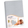 BELLATEX Froté prestieradlo 180 × 200, stredne sivé