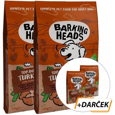 Barking Heads Top Dog Turkey 2 x 14 kg