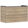 Hansgrohe Xelu Q Umývadlová skrinka, 63x98x50 cm, 2 zásuvky, prírodný dub/chróm 54033000-HG