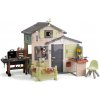Domček Priateľov s barbecue kuchynkou Friends Evo Playhouse Life Smoby s plnými dverami rozšíriteľný s UV filtrom