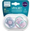 Avent Philips šidítko Ultra air Obrázek 2ks ružová