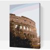Vymalujsisam.sk Maľovanie podľa čísiel - Rím, Koloseum Veľkosť: 40x60cm, Rám: Na plastovej doske