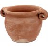 Terakotový kvetináč - váza s uškami Vaso Egizio 25 cm 40947