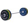 TRINFIT Olympijská činka 120 kg Bumper CrossGym