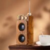 Mini prenosné retro rádio vintage s Bluetooth + FM/AM rádio / AUX / USB disk / Micro SD