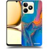 Picasee silikónový čierny obal pre Realme C53 - Rainbow
