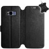 Flip puzdro na mobil Samsung Galaxy S8 – Čierne – kožené – Black Leather 5903226495030