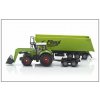 Siku Traktor s p ným nakladačom a prívesom červená 1:50