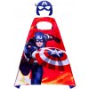 FunCo Detský karnevalový prevlek Superhrdina Kapitán Amerika 2v1