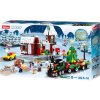 Sluban Town M38-B0887 Vánoční vesnice s vláčkem