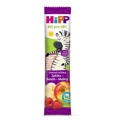 HiPP BIO Ovocná tyčinka Banán-Jablko-Maliny oblátka pre deti (inov.2023) 1x23 g