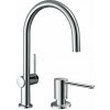 Súprava kuchynská batéria Hansgrohe Talis M54 72843000, dávkovač tekutín Hansgrohe 40438000