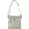 TERESSA dámska crossbody koženková kabelka Sivá