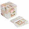 ECOTOYS ECOEVA019 Penová hracia podložka pre deti Farm 90,5 × 90,5 cm, 21 dielov
