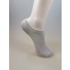 Luxe line Detské ponožky bledošedý melír