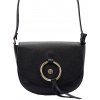 Gregorio elegantná kožená crossbody kabelka L529142 Čierna