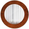 Prírodné drevo Prírodné drevo Okrúhle zrkadlo s motívom lsdo-00206