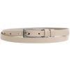 Špongr dámsky úzky kožený opasok 1548 béžový