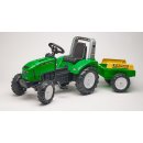 Šlapadlo FALK Šliapací traktor 2021AM FARM LANDER Z240X s nakladačom a vlečkou zelený