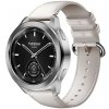 AC mobile Originálny kožený opasok na Xiaomi Watch S3 / S4 Barva: Bílá