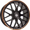 MAM GT1 hliníkové disky 9,5x19 5x112 ET42 MATT BLACK LIP ORANGE