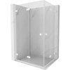 MEXEN/S - Lunar-F Duo sprchovací kút skladacie dvere 90 x 75, transparent, biela 836-090L-075P-20-00