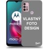 Púzdro Picasee silikónové Motorola Moto G30 - Vlastné design/motiv čierne