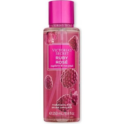 Victoria´s Secret Ruby Rose Raspberry & Rose Petals Telový sprej 250 ml