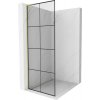 Mexen Kioto L Walk-in sprchová stena 70x200, čierny vzor, brúsené zlato 800-070-103-55-77