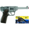 Alltoys Policejní pistole stříbrná kovová