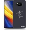 Picasee silikónový čierny obal pre Xiaomi Poco X3 Pro - Všetko je na tebe