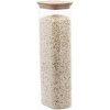 Pebbly Dóza na potraviny PKV-070 2,6 l, sklo/bambus