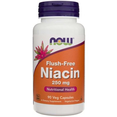 Now Foods Niacin 250 mg Flush Free 90 veg kapsúl