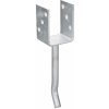 Kotviaca pätka tvar U s tŕňom do kameňa 200 mm x 71 mm x 60 mm