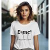 Bullshirt.sk Dámske tričko - Einstein Coffee Biela S