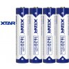 Nabíjateľný akumulátor XTAR AAA Li-ion 1620mWh/ 1000mAh 1,5V, chránený, 4ks v balení + Púzdro