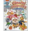 Tlapková patrola - Vianočné omaľovánky so samolepkami