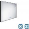 Nimco Čierne LED zrkadlo 1000x700 s dvoma dotykovými senzormi ZPC 13004VX-90