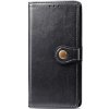 VSETKONAMOBIL 26756 LEATHER BUCKLE Peňaženkový obal Realme C11 čierny