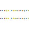 Rappa Girlanda - bezva narozeniny, 250 cm, 2 ks 8595596329939