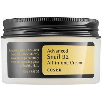 COSRX - Advanced Snail 92 All in One Cream - Multifunkčný krém s extraktom zo slimáka - 100g