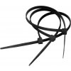 Cabletech organizér Stahovací páska 2,5 mm/15 cm černá Cabletech 100 ks.