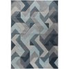 Flair Rugs Hand Carved Aurora Denim Blue Modrá